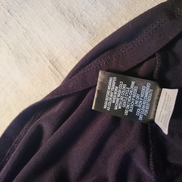 Black puff sleeve knit top 0043 - Picture 6 of 6